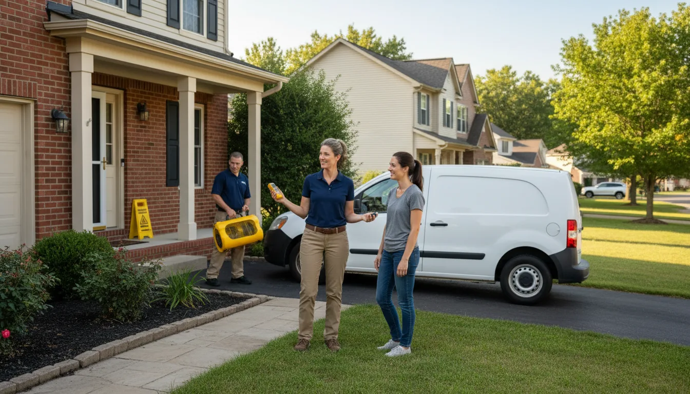 Water restoration image for Fire And Smoke Damage Restoration in Sibley, IL